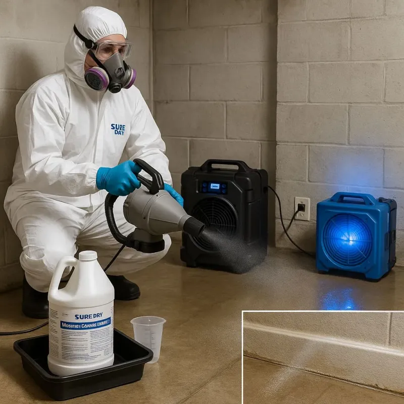 Sanitization and Odor Removal process in East Greenbush, NY